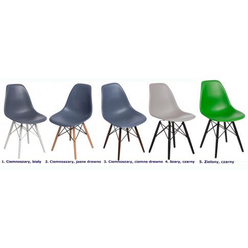 Zdjęcie stylowe krzesło Epiks zielone do salonu - sklep Edinos.pl