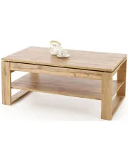 Prostokątna ława z podnoszonym blatem dąb artisan - Prunus w sklepie Edinos.pl