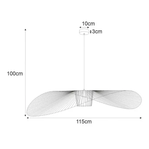 Wymiary lampy J094-Awil