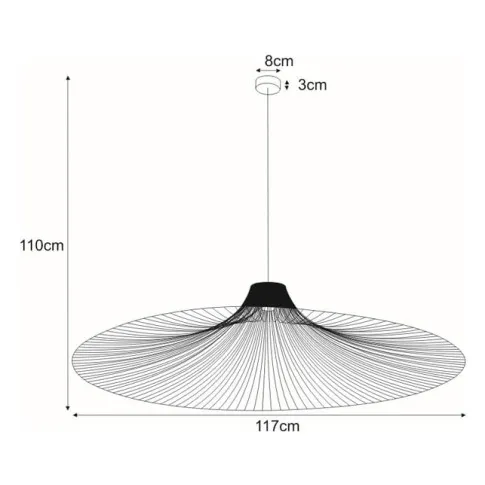 Wymiary lampy J098-Skolan