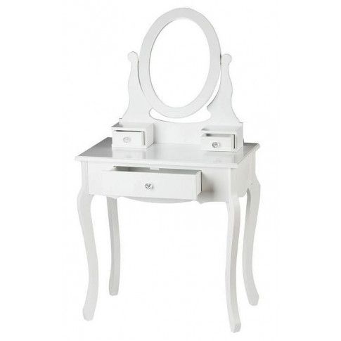 Zdjęcie produktu Romantyczna toaletka Lorena 3X - biała.