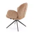 Cynamonowe krzesło do salonu Erco