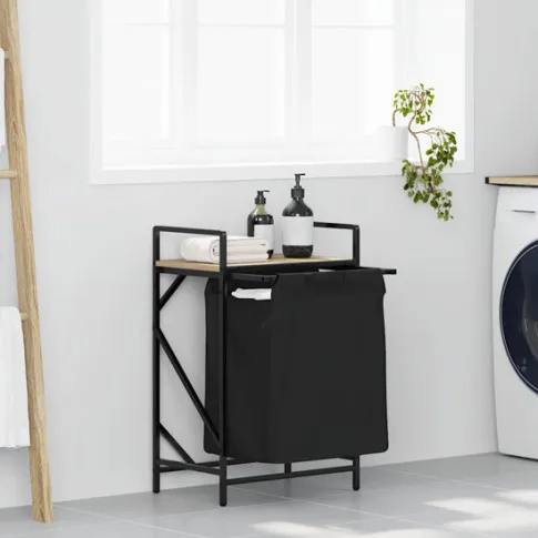 wizualizacja kosza z półką dąb sonoma Frotto 3X