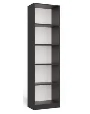 Wysoki regał 50 cm antracyt - Subtil w sklepie Edinos.pl