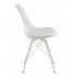 Zdjęcie designerskie krzesło Lindi białe do salonu - sklep Edinos.pl
