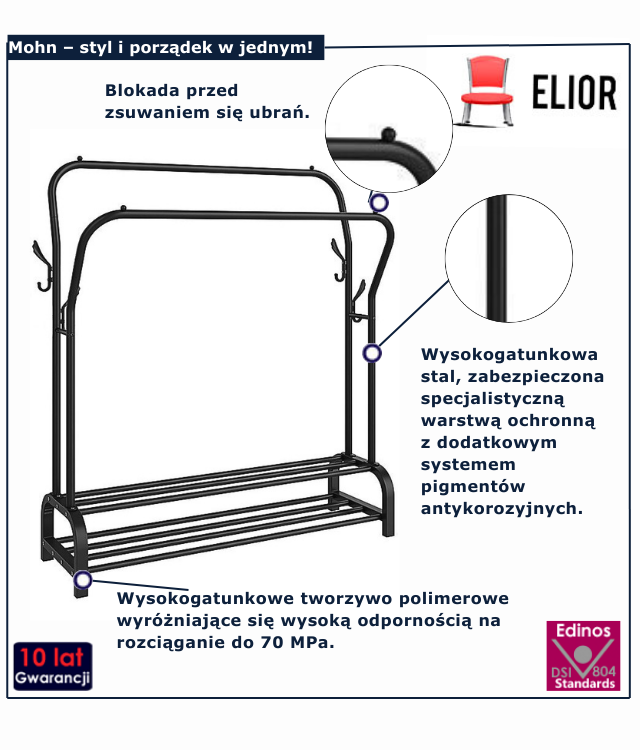 Wieszak stojący Tuni