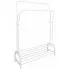 Biały wieszak z półkami - Tuni