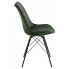 Zdjęcie stylowe krzesło Lindi 2X zielone do salonu - sklep Edinos.pl