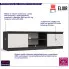 stylowa szafka pod Tv Amida 2X