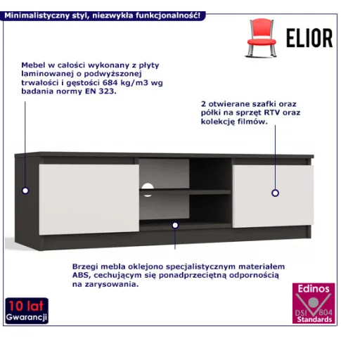 stylowa szafka pod Tv Amida 2X