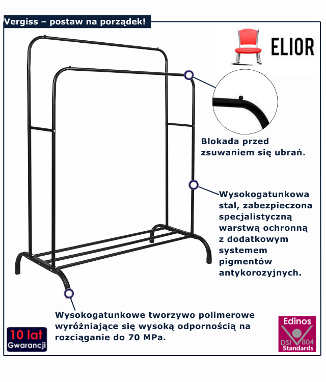 Wieszak stojący Nansi