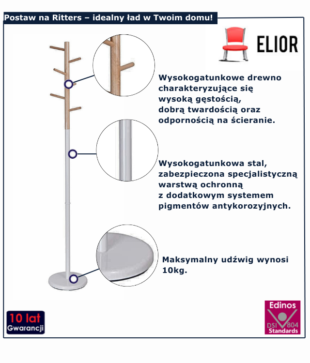 Wieszak stojący Sophia