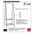 Wieszak w stylu loft Cerana