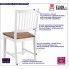Fotografia Krzesło patyczak Vienne - białe z kategorii Krzesła drewniane