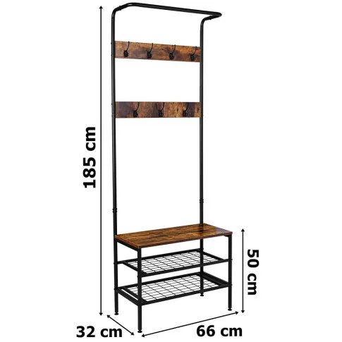 Wymiary wieszaka stojącego Bienee