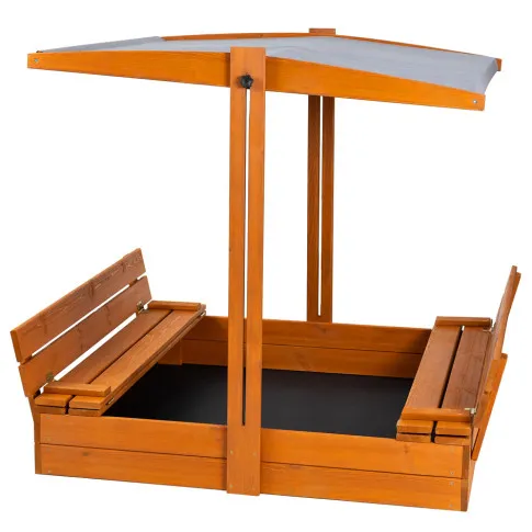 Piaskownica z szarym daszkiem Hose