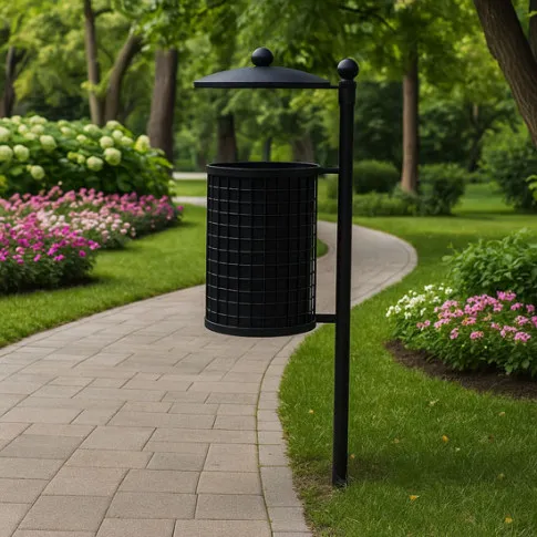 Wizualizacja kosza na śmieci Greenio