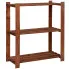 Brązowy drewniany regał - Roots