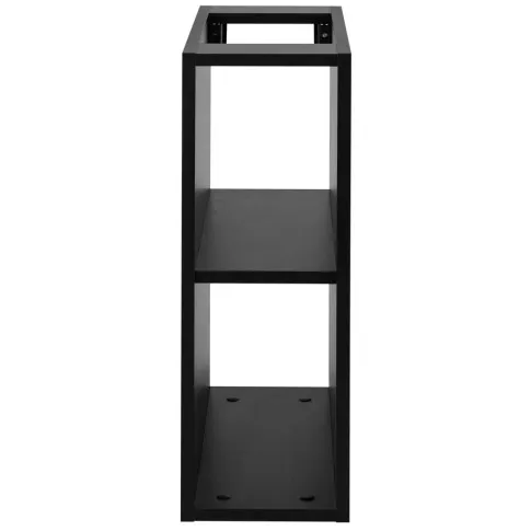 Czarna półka łazienkowa pod blat Onellia 6X