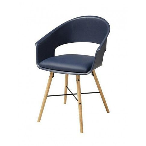Zdjęcie produktu Krzesło muszelka Parmo - niebieskie.