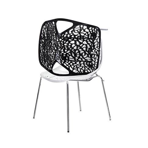 Zdjęcie stylowe krzesło Lenka czarne do kawiarni - sklep Edinos.pl