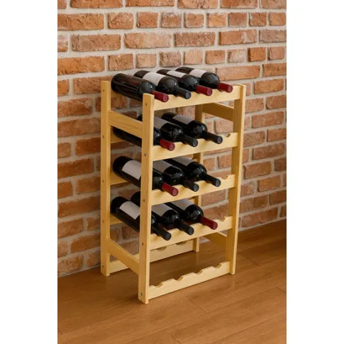 Aranżacja regału na wina Bottle 4X