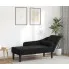 Zdjęcie czarny welurowy szezlong Mavis | Edinos.pl