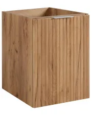 Ryflowana szafka pod umywalkę dąb craft złoty 40 cm - Onellia 8X w sklepie Edinos.pl