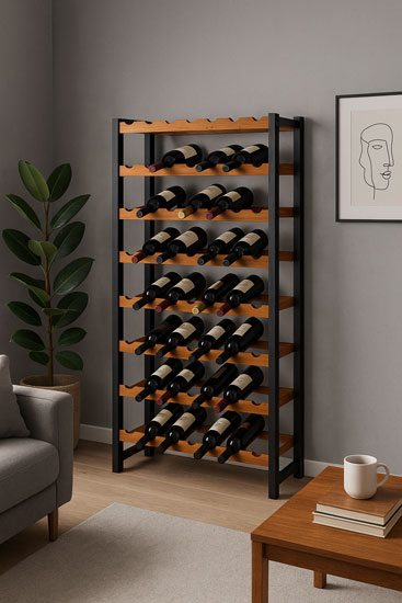 Wizualizacja regału Bottle 7X