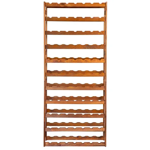 Regał drewniany na wino 77 butelek Bottle 8X