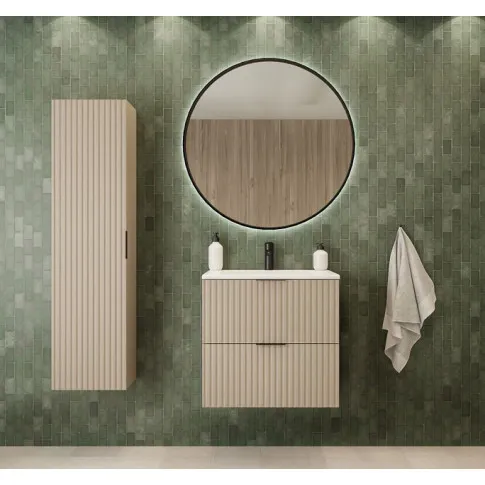 Zestaw 2 kaszmirowych szafek do łazienki Onellia 13X