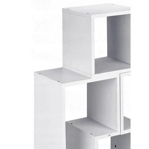 Szczegółowe zdjęcie nr 5 produktu Minimalistyczny regał modułowy Montan - biały