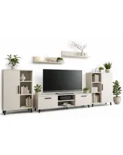 Zestaw mebli w kolorze kaszmir  - Nivegi 3X w sklepie Edinos.pl