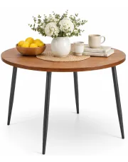 Okrągły nowoczesny stół  - Grip w sklepie Edinos.pl