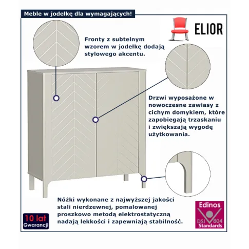 Komoda niska kaszmir Serindo 4X
