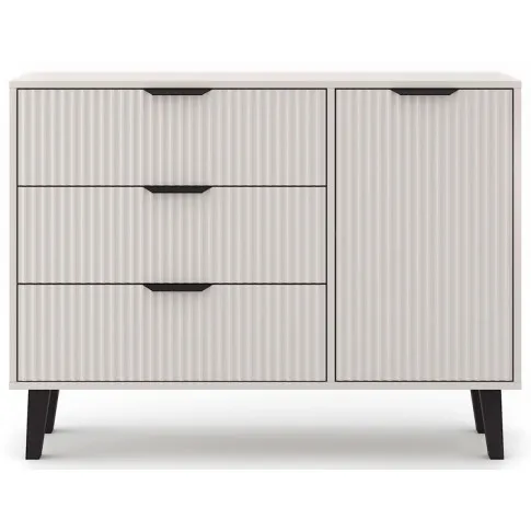 Ryflowana kaszmirowa komoda Leoniz 6X