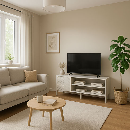 wizualizacja czarnej komody  Sageri 8X