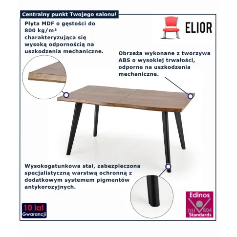 Stół do jadalni i salonu Zyon
