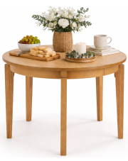 Klasyczny rozkładany stół dąb miodowy - Leaf w sklepie Edinos.pl