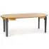 Rozkładany stół dąb miodowy + grafit Leaf