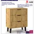 Komoda na nóżkach Leoniz 4X dąb artisan