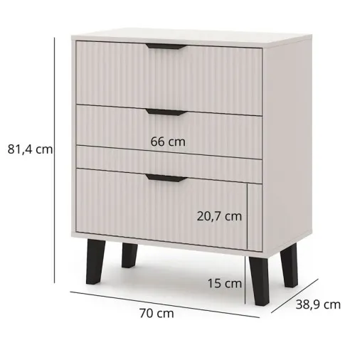 Wymiary komody Leoniz 4X