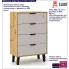 Komoda Leoniz 5X dąb artisan kaszmir