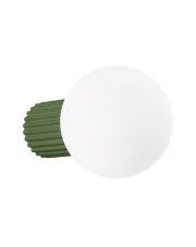 Zielony szklany kinkiet - K597-Buble w sklepie Edinos.pl