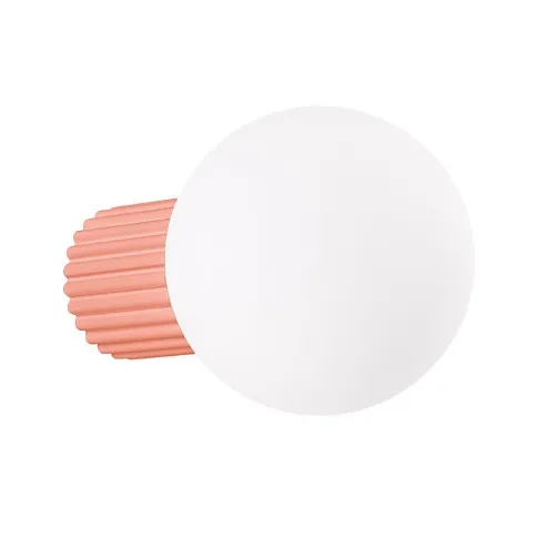 Ryflowany szklany kinkiet - K597-Buble