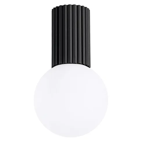 Czarny nowoczesny plafon - K598-Buble