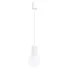 Biała lampa wisząca nad wyspę - K599-Buble