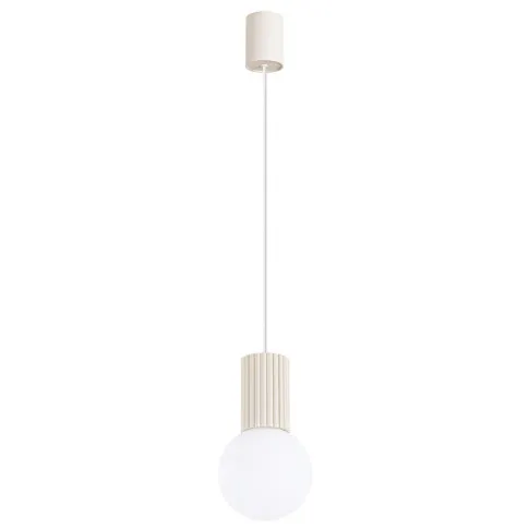 Industrialna beżowa lampa wisząca - K599-Buble