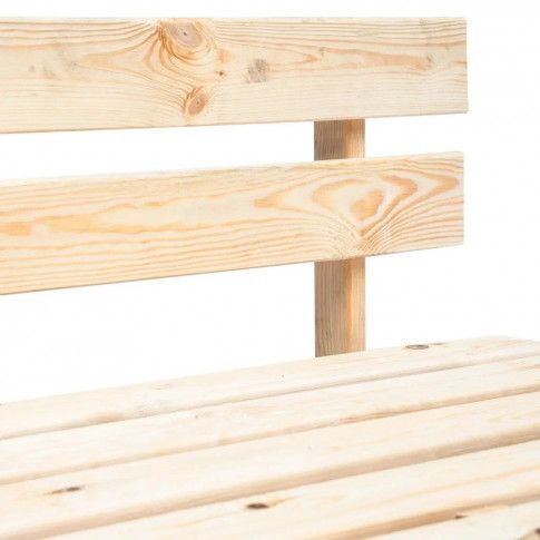 Zdjęcie funkcjonalna ławka ogrodowa z palet Bradley 2X - sklep Edinos.pl