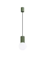 Zielona nowoczesna lampa wisząca - K599-Buble w sklepie Edinos.pl